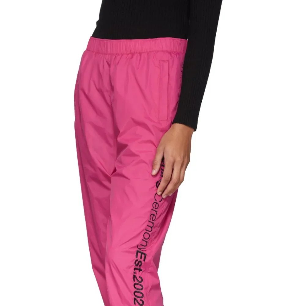 Opening Ceremony Ltd. Edition Pink Track Pants Spell Out Logo Wind Pants XS - Picture 10 of 16